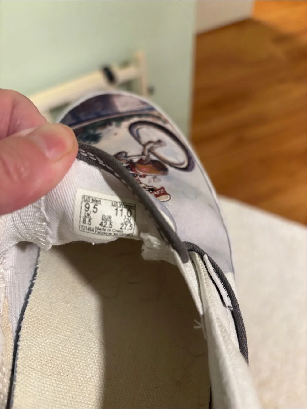 Custom Vans  Slip-On  featuring BMX 